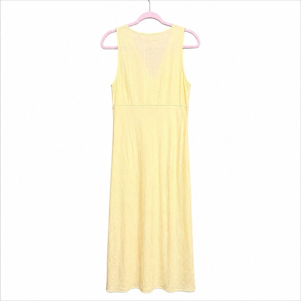 Madewell The Ariana Sleeveless Midi Slip Dress Women's Sz 4 Candlelight Yellow - Picture 6 of 8